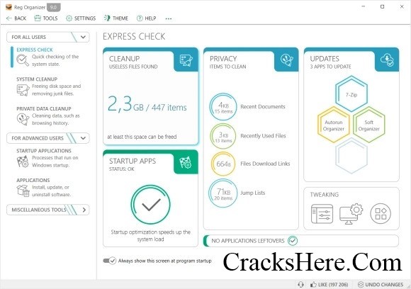 Reg Organizer download