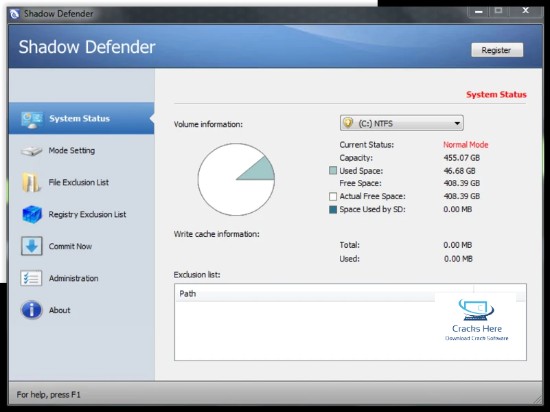 Shadow Defender Crack Serial Key