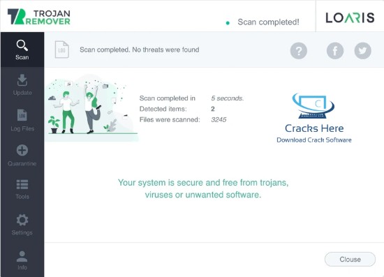 Loaris Trojan Remover Free System Security